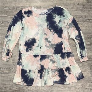 True Craft Multicolor Tie-Dye Top